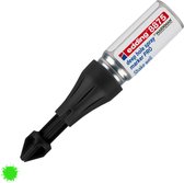 edding 8875 deep hole spray marker 100mm neon green by marxman - markeringspen voor diepe gaten - 1 stuk - neongroene krijtspuit maakt markeren door boorgaten tot 100 mm diepte en 3-13 mm diameter mogelijk - 250 markering