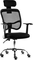 Bol.com Bayt Ergonomische Bureaustoel - Office Chair - Bureaustoel - Bureaustoel volwassenen - Kantoorstoel - Verstelbaar - Zwart aanbieding