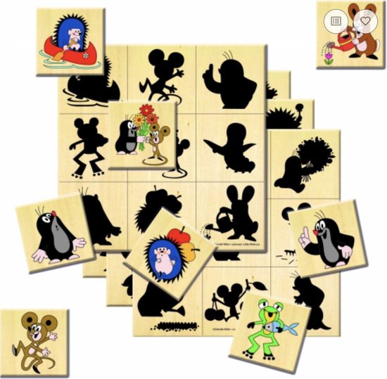 Memory welke schaduw is het? 40 delige puzzelspel geheugenspel geheugen spel memorie kom er maar eens achter van Megableu — afbeelding 2