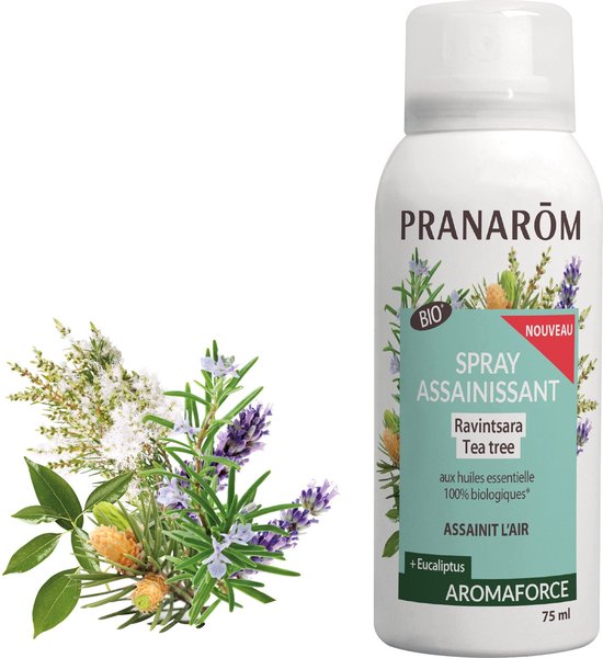 Pranarôm Aromaforce Zuiverende Spray Ravintsara-Eucalyptus Bio 75