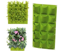 Verticale Tuin - 18 Vakken - Kweekzak - Moestuin - Hangende Plantenzak - Hangtuin - 18 Ruime Vakken - 100x50 cm - Hangende Plantenzak Verticale Tuin - 18 Vakken - Kweekzak - Moestuin - Hangende Plantenzak - Hangtuin - 18 Ruime Vakken - 100x50 cm - Hangende Plantenzak