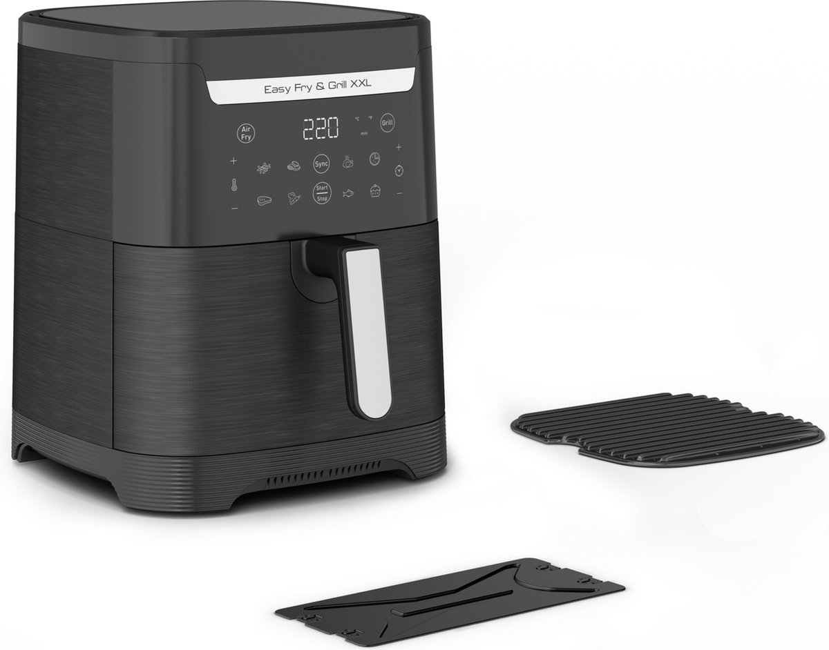 Tefal Easy Fry & Grill XXL EY8018 - Airfryer - 6.5L - Grillfunctie - Voor 6 Personen - Zwart