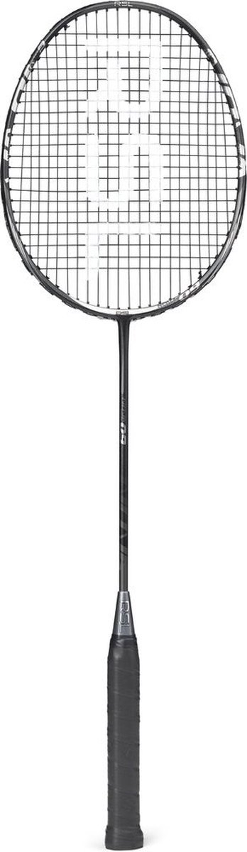RSL Nova-badmintonracket met Ashaway-wedstrijdbespanning, 100% koolstof/grafiet racket