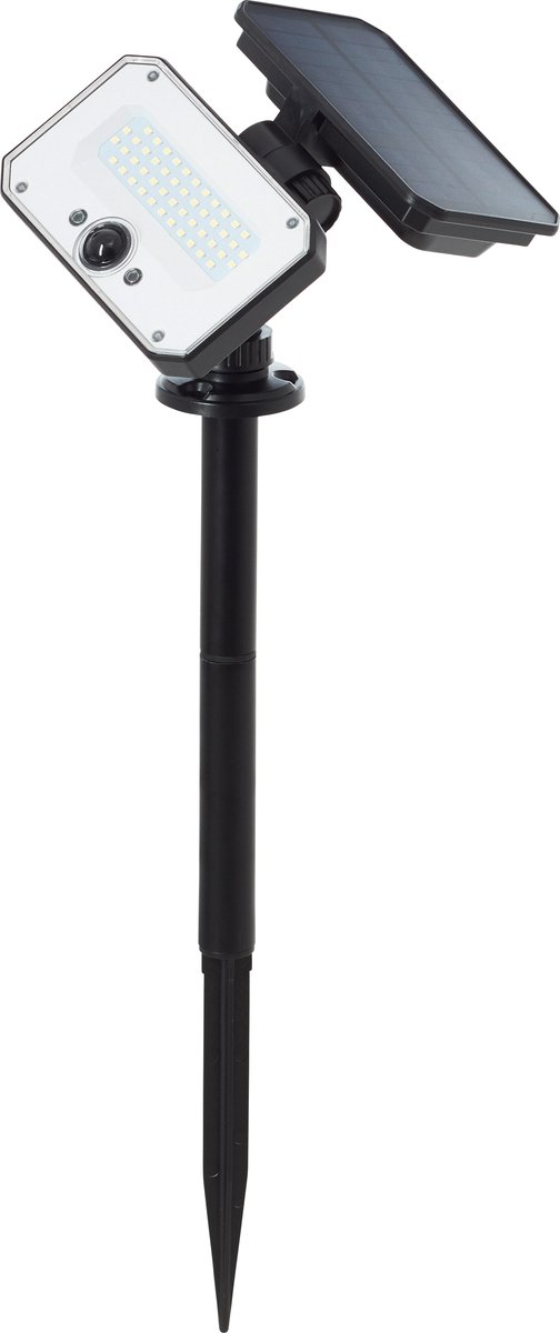 BRILLIANT LED buitenprikkerlamp, solar, 54 cm, 1100 lm, 4100 K, zwart van BRILLIANT — afbeelding 5