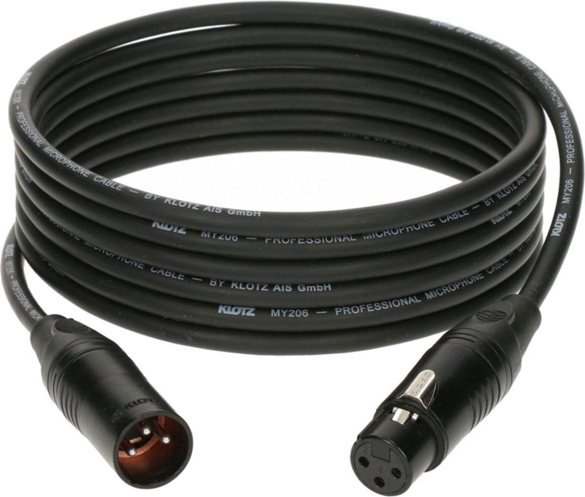 Klotz M1 KB M1KB1FM0150 microfoonkabel 3p XLR female - 3p XLR male 1.5m zwart