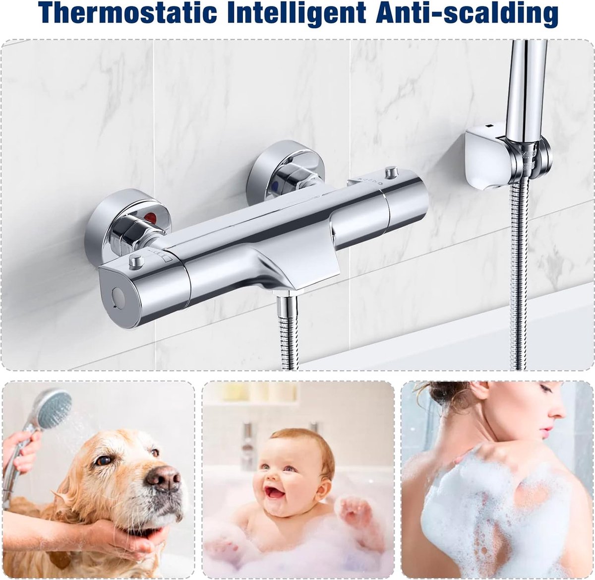 Douchethermostaat | Douchekranen | Kranen | Sanitair | Producten