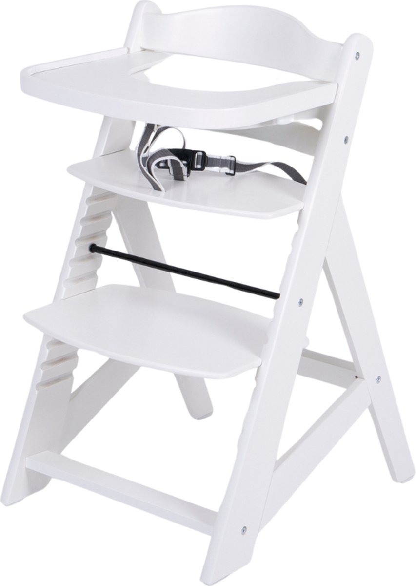 Bol.com Buxibo Houten Meegroeistoel Kind - Inclusief Eetblad - Verstelbare Kinderstoel voor Comfort en Design - Inclusief kussen... aanbieding