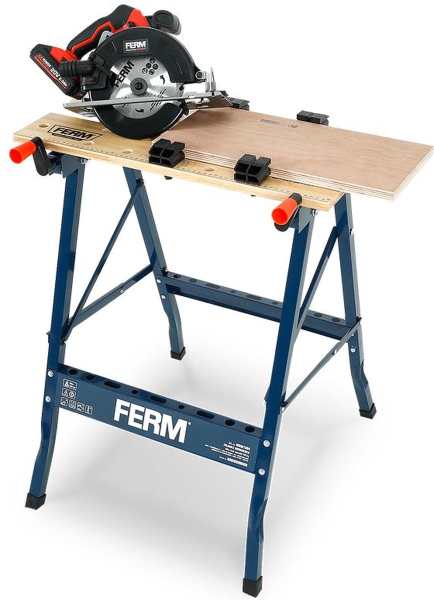 FERM Inklapbare Werkbank Klus Werkbank belastbaar tot 150kg