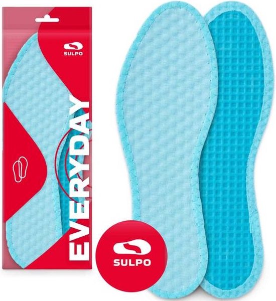SULPO 4 paar inlegzolen met POLAR - zelf snijden - warme inlegzolen voor de winter - / Gr. 32-46 SULPO 4 paar inlegzolen met POLAR - zelf snijden - warme inlegzolen voor de winter - / Gr. 32-46