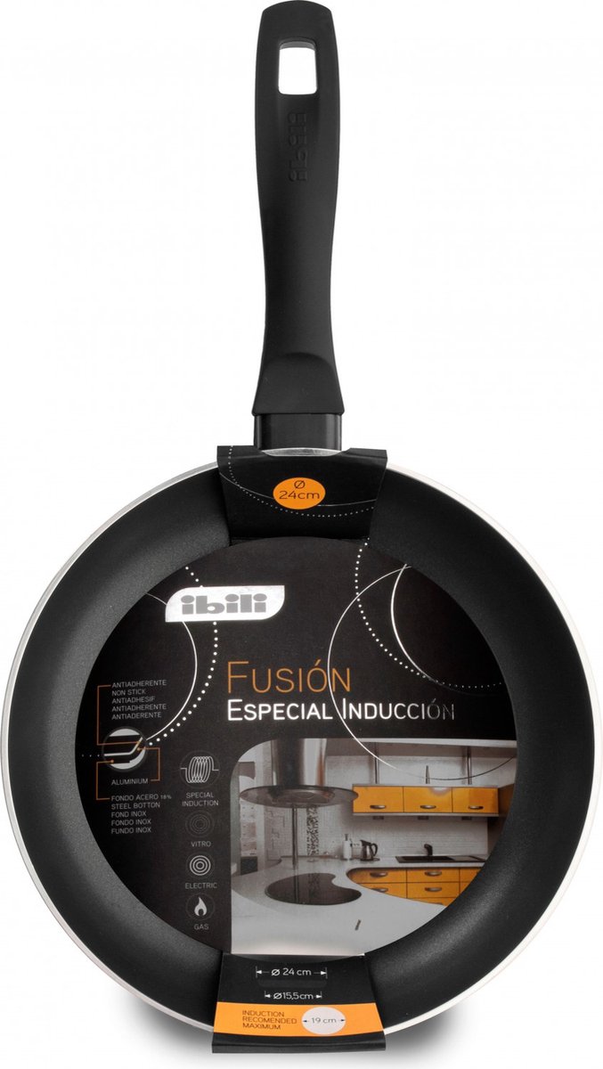 Ibili Fusion 18 Cm Koekenpan Zilver