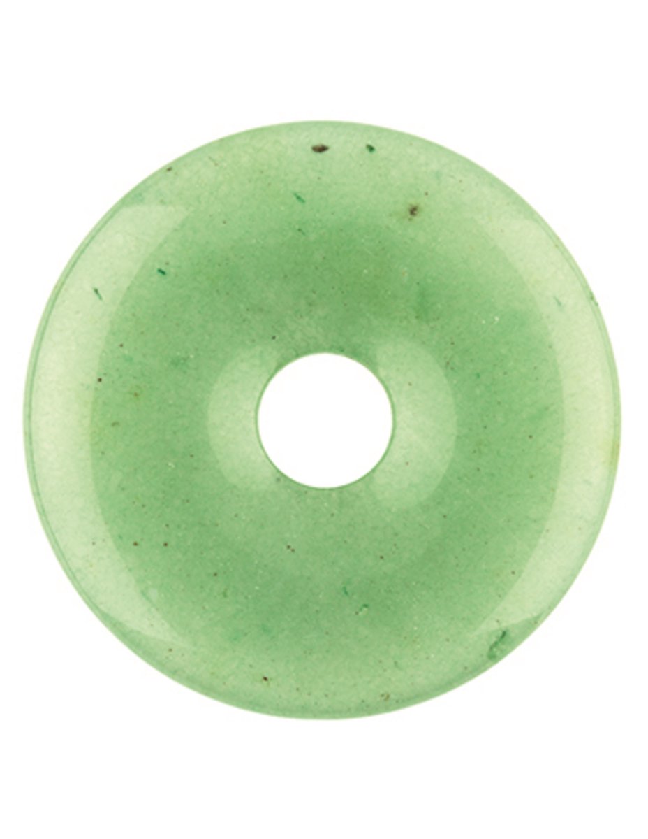 Aventurijn groen donut 40 mm