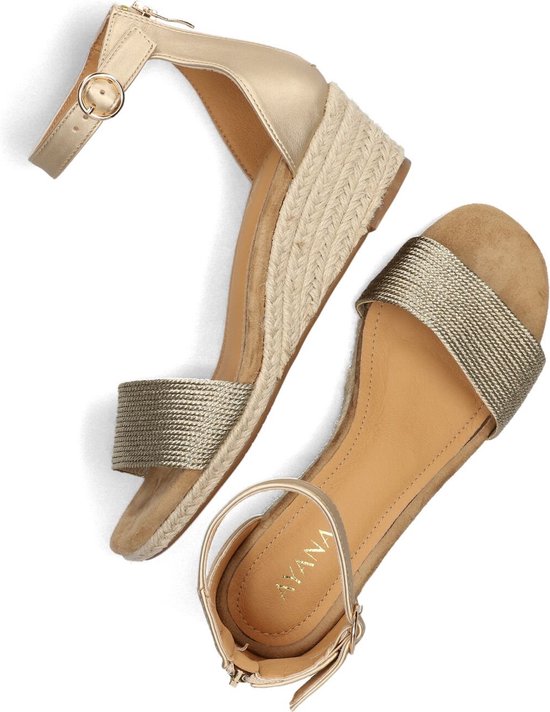 Omoda 0577-3b Espadrilles - Zomer Schoenen - Dames - Goud - Maat 36