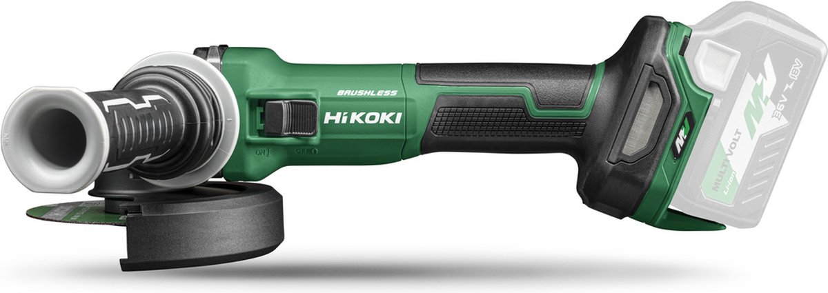 HiKOKI G3613DEW4Z 36V Accu haakse slijpmachine