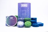 DOBO Toiletblokjes Inbouwreservoir Voordeelverpakking – 24 Stuks WC Blokjes – Stortbakblokjes Toilet – Toiletblokken Geschikt voor Geberit |Toiletblok Blauw | Paars | Groen