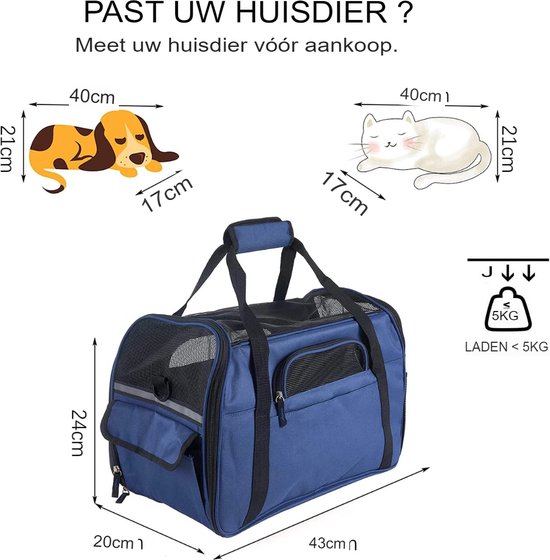 ALLSOPETS Foldable Cat Dog Carrier Bag Expandable ALLSOPETS Foldable Cat Dog Carrier Bag Expandable