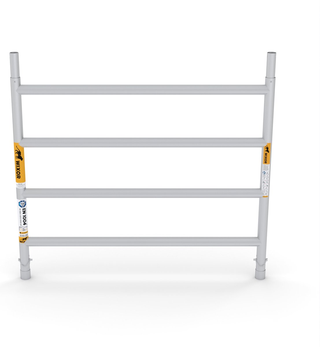 Wixor Opbouwframe 135 | 4 sporten | steigerframe | steigeronderdeel | frame | steiger | aluminium | 2mm | stelling