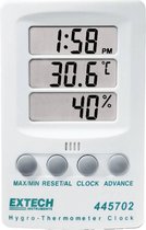Extech 445702 Thermo- en hygrometer Wit