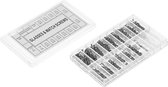 1000 Stuks - Bril Reparatie Set - Micro Schroevenset - Horloge reparatieset - Watch and glasses repair kit - RVS - LOUZIR
