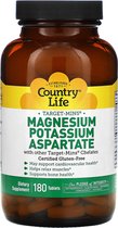 Country Life, Magnesium Kalium Aspartate, 180 Tabletten