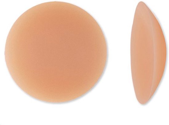 Teep Nipple Covers Siliconen – Tepelplakkers – Tepelstickers – Tepelbedekkers – Herbruikbaar - Lichtbruin – 10cm