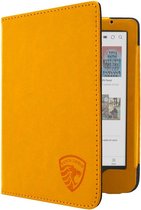 Luxe Hoesje - Sleepcover Geschikt voor Kobo Clara BW - Book Case Hoes Cover - Cognac Light