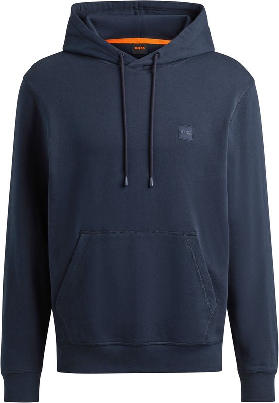 BOSS - Sweat à capuche Wetalk Navy - Homme - Taille XL - Coupe régulière