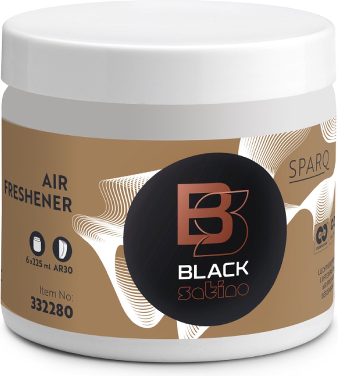 Satino | Black Sparq | Luchtverfrisser 225 ml