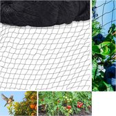 15 m x 15 m vogelbeschermingsnet - vogelnet voor kippenhokken - zwart plantennet voor fruitbomen en groenten - scheurbestendig - beschermt tegen vogelvraat - maaswijdte 5 x 5 cm bird netting