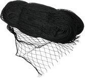 Fijnmazig Vijvernet 4 x 5 m - 18 x 18 mm - Zwart - Vogelnet tegen Bladeren - Viirkuja bird netting