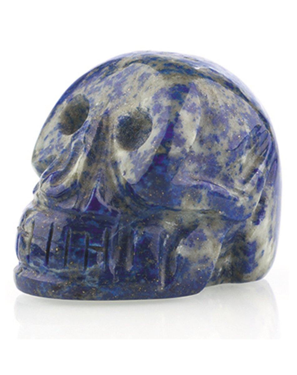 Ruben Robijn Lapis Lazuli edelsteen schedel Blauw