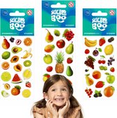 Kleurrijke Fruit Sticker Set, Stickers voor Kinderen