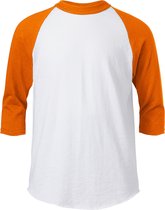 Soffe Klassiek Jeugd Honkbal Ondershirt 3/4  Mouw - Oranje - Jeugd Medium