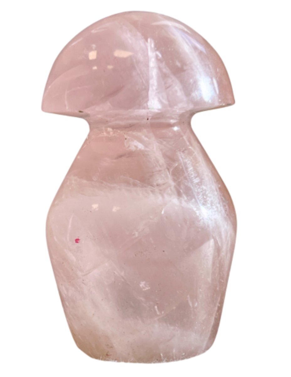 Ruben Robijn Roze kwarts edelsteen paddenstoel 100-200 gram