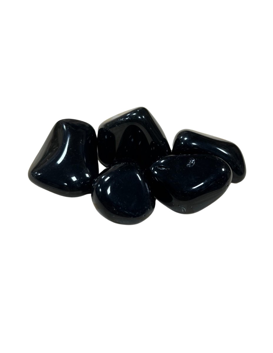 Ruben Robijn Obsidiaan regenboog trommelstenen 500 gr. (mt3) Zwart