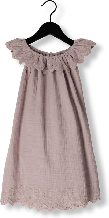 Quincy Mae Isla Dress Lavender Jurken & Rokken Unisex - Lila - Maat 68/80