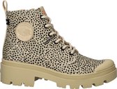 Palladium Pallabase Safari dames veterboot - Beige zwart - Maat 42