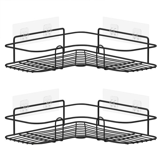 Gricol Hoekdoucherek - Douchemandjes - Zonder Boren - Aluminium - Met