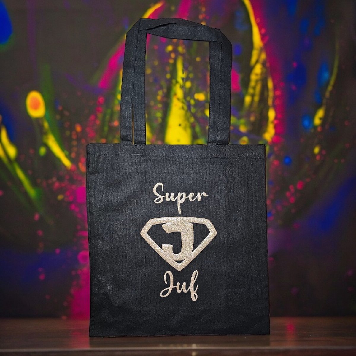 Tas - juffendag - superjuf - goudenglitter - juf