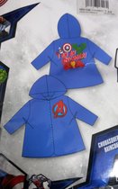 Avengers regenjas - blauw - maat 92/98 - 2/3 jaar