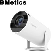 BMetics vernieuwd model - Mini Beamer - mini projector - draagbare beamer - projector / beamer - Geïntegreerd Android 11.0 systeem - Screen mirroring smartphone - Home cinema - Magcubic HY300 - Airplay