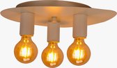 Chericoni Colorato Plafondlamp - 3 Lichts - Cream - Ijzer & Metaal - Italiaans Design - Nederlandse Fabrikant.