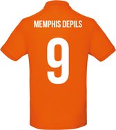 Oranje polo - Memphis Depils - Koningsdag - EK - WK - Voetbal - Sport - Unisex - Maat M