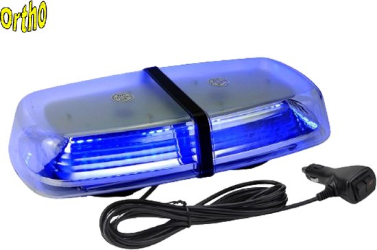 Ortho® - LED Zwaailicht - Zwaailamp - Blauw flits licht - Strobe – Emergency Safety Warning - Alarmlicht 12V/24V - Blauw