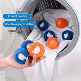 Boules de lavage 6 pièces - Cheveux - Utilisées dans la machine à laver - Réutilisation des boules de séchage - Réduire les rides - Gagner du temps de séchage en machine à laver