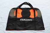 Recycle droogpak tas | Procean | Zwart - kevlar - neon oranje