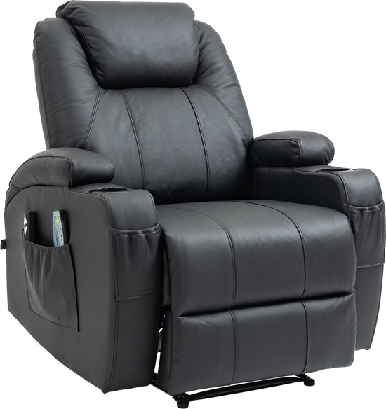CLP Hepler Fauteuil - Met massagefunctie - Verstelbare rugleuning met ...
