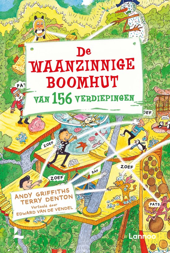 De waanzinnige boomhut - De waanzinnige boomhut van 156 verd ... - cover