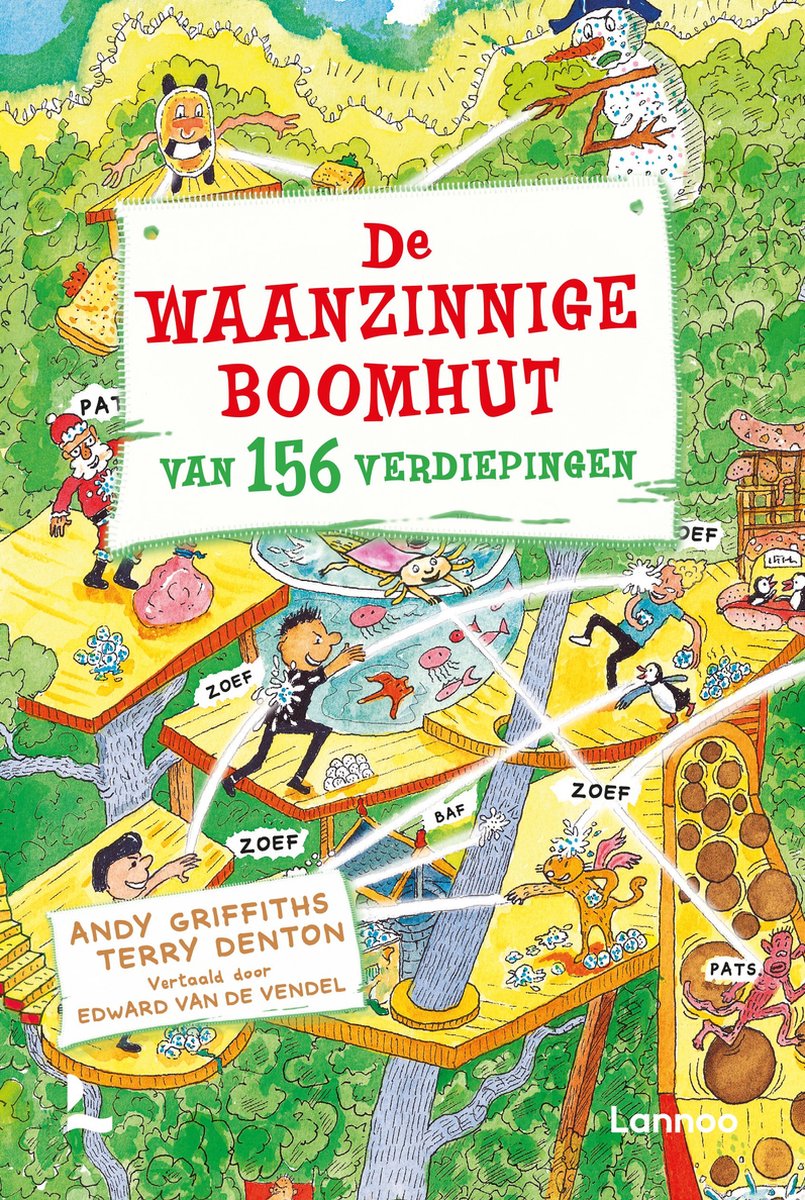 Omslag van De waanzinnige boomhut - De waanzinnige boomhut van 156 verdiepingen