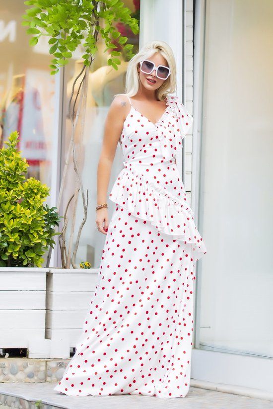 Polkadot dress exclusief/SIRMAZA