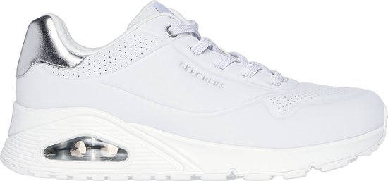 Foto: Skechers uno shimmer away dames sneakers wit maat 36